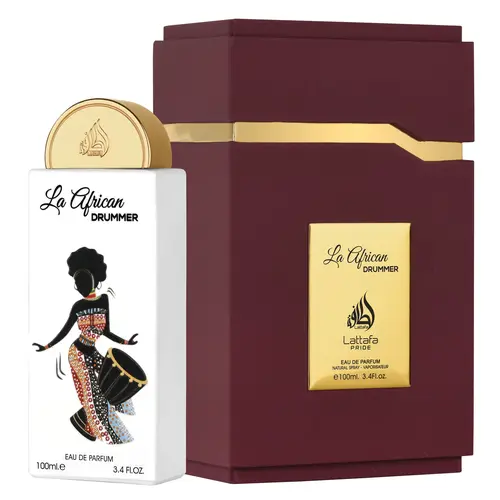 La African Drummer by Lattafa – 100ml Eau de Parfum | Bold, Rhythmic & Unforgettable Unisex Scent