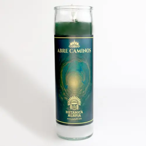 7-Color Road Opener (ABRE CAMINOS) Decor Candle, Traditional Handcrafted with Mindful Intention Scented Aromatherapy Candle for Home Supplies