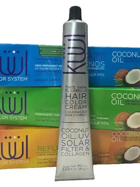KUUL Color System Hair Dye Cream, Beauty Products with Coconut Oil Formula, 3.04 oz (90ml) Nourishing High Pigment Concentration Pigment Rich Solution for Vibrant Long-Lasting Results & Grey Hair Coverage