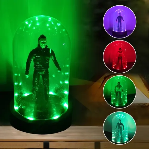 【FaddishDeal】Horror Movie Souvenir Decorative Light - Halloween Home Goods Indoor Table Lamp, Festive Desktop Ornament, Unique Holiday Gift,sohochic