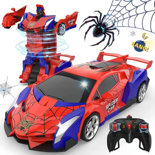(Free Giveaway Event)#backtoschool Tibibee Transform Robot Truck, 2.4GHz Remote Control, 1:18 Scale, 360° Rotation, Rechargeable Batteries, High-Quality ABS, Outdoor Fun Toy for Kids 3-15, Holiday Gift Idea,Sohochic