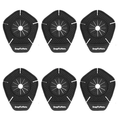 GJANSH 6PCS Car Wiper Arm Hole Protector, Silicone Windshield Wiper Dust Cover, Universal Wiper Arm Hole Pad, Auto Exterior Accessories for Most Cars, SUVs, Trucks toolupgrade