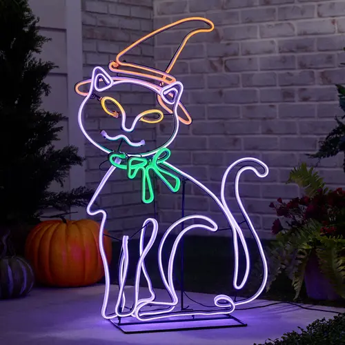 Hay & Harvest Oversized 3D Neon Outdoor Halloween Icons