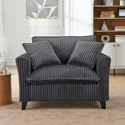 Plush Velvet Upholstered Accent Arm Chair - Soft Upholstered Seat, Lumbar Support, Cozy Leisure Guest Chair for Small Spaces, Home Office, Upholstered Chair, Cozy Leisure Chair,sohochic