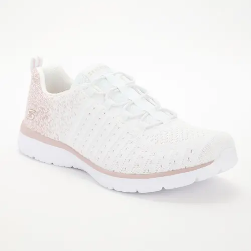Skechers Virtue Vegan Washable Knit Bungee Sneakers - Lucent