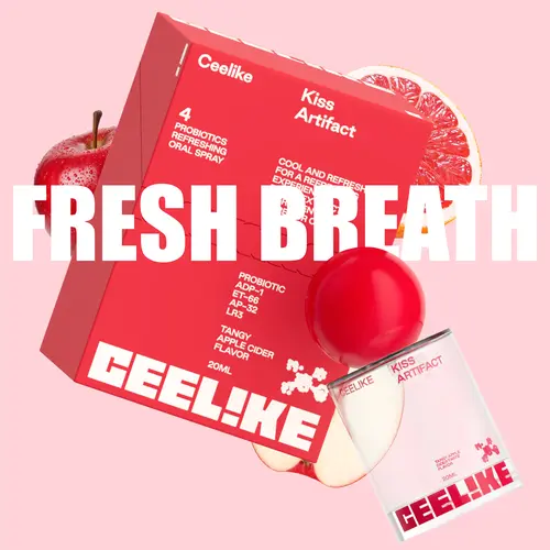 CEELIKE Sugar-Free Bad Breath Freshening Oral Spray - 20ml Bottle, Vinegar Flavor, 24-Month Shelf Life, Single Item, Easy to Carry, Long-Lasting Freshness