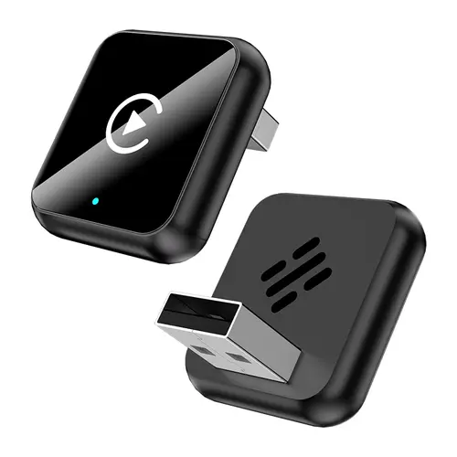 Yurnlv 2026 Wireless CarPlay Adapter for iPhone/Android ,Hands-free Calling Support, CarPlay Dongle with Electronic Charger