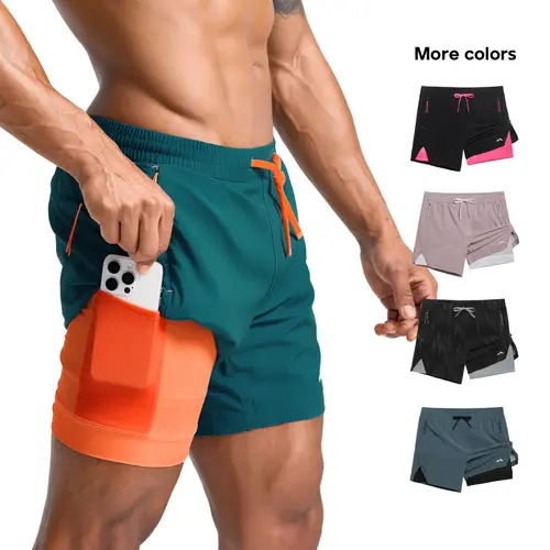 Maamgic SwitchBack Mesh Reversible Vintage 90s Men's Basketball Shorts - 5.5" Inseam, Blue Stripe, Quick Dry, 4-Way Stretch, Compression Liner, Adjustable Drawstring Waist, Active Mesh Fabric Men's Sports Shorts, Stylish Casual Streetwear, Gym Performance