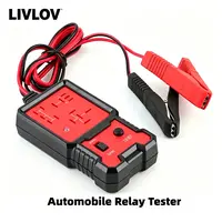 Car Automotive Circuit Tester, Car Relay Tester, Portable Battery Diagnostic Checker Tool, Professional Car Voltage Tester, Vehicle Diagnostic Tool, OBD Scanner, Red, with LED Indicator, Tools And Gadgets, Work Tools toolupgrade