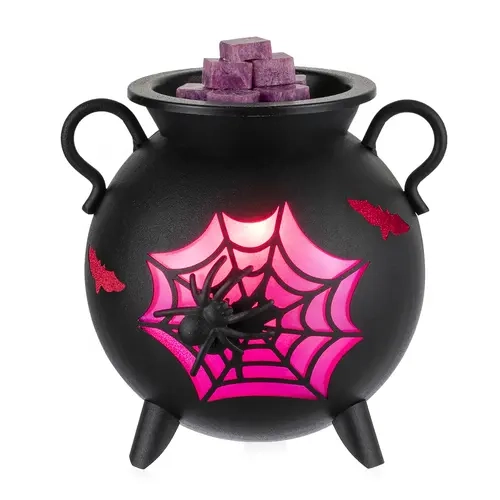 CANDELDO Halloween Electric Wax Melt Warmer - Cute Home Fragrance Burner with 2 Light Bulbs, Room Scent Aroma Freshener, Home Decor Gift for Women,sohochic