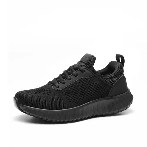BRUNO MARC Women's Work Safety Sneakers, Lace-Up Breathable Mesh Closed-Toe, Lightweight Water Resistant Non Slip Shoes for Food Service Workers, Walking Footwear,sohochic