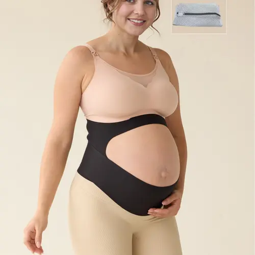 Momcozy CozySupport Ergonest Maternity Belly Band - 360° Support, Invisible Design, Adjustable for All Stages of Pregnancy, Thoughtful Gift for New Pregnant Moms,-【B】