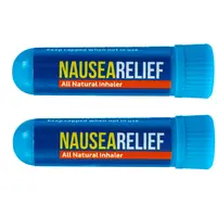 Basic Vigor Nausea Relief Inhaler 2 Pack - Mint & Ginger Aromatherapy for Queasy Moments - Portable Vegan Cruelty-Free - HSA/FSA Eligible -  USA Made Essential Oils
