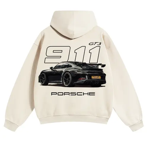 911 GT3 Unisex pure cotton sweatshirt, Soft Oversized Fit, good graphic hoodies, Racing Car Pattern Street Wear Car Meet, Gift for Boyfriend, Men's gifts,sohochic