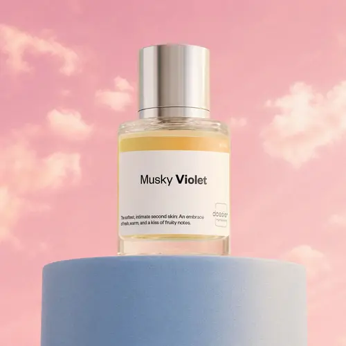 Musky Violet, Dossier Perfumes, Unisex, 50ml, Eau de Parfum, Watermelon, Green Apple, Musks, Violet Leafs