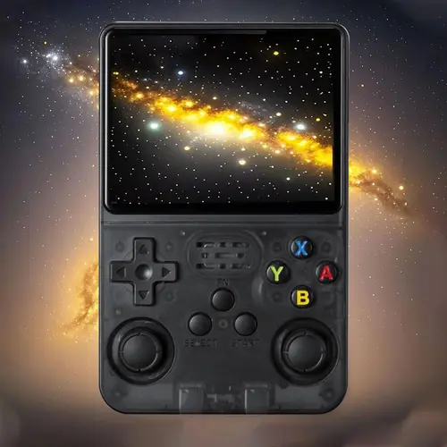 R36S Video Handheld Console 3.5 in IPS Screen Built in 3000mAH Battery 64G TF Cards for Christmas, Thanksgiving, Holiday Gift,back to school,back to school haul,sohochic