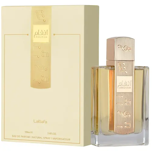 Lattafa Angham Eau de Parfum Long-Lasting Fragrance for Unisex, 3.40 Ounce / 100 ml
