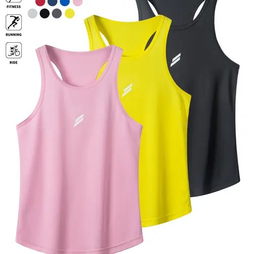1/3-piece set Men's Summer Casual Sports Tops Activewear for Fitness, Sleeveless Muscle Fit Athletic Tank Top with Reflective Logo, Cool Breathable Quick-Dry Gym Shirt, Breathable Vest, Sport Vests, Workout Vests, Sports Clothing