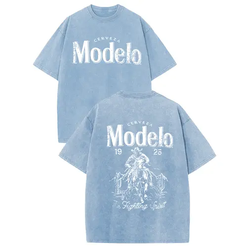 S-5XL Acid Wash Vintage Graphic T-Shirt, Heavyweight Cotton Short Sleeve Crewneck Tee, Casual Streetwear Summer Top for Men Women,back to school,sohochic