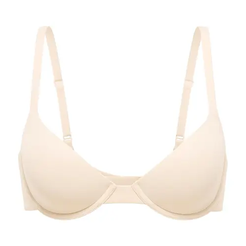HALOBLISS T-Shirt Bras for Women Small Breasted Demi Underwire Lightly Lined Bras 32AA-38A