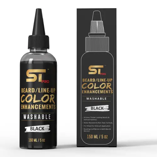 Supreme Trimmer Beard & Hairline Color Enhancement Ink 150 mL Washable Haircare for Professional Grooming Sharp Definition & Easy Washability After Shave Oil, Smudgeproof