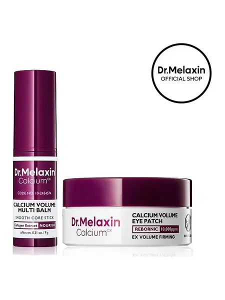 [Dr.Melaxin Official] Calcium Volume Multi Balm+Eye Patch 60ea Korean Skin Care Cosmetics with Collagen Extract Elasticity Skin Repair