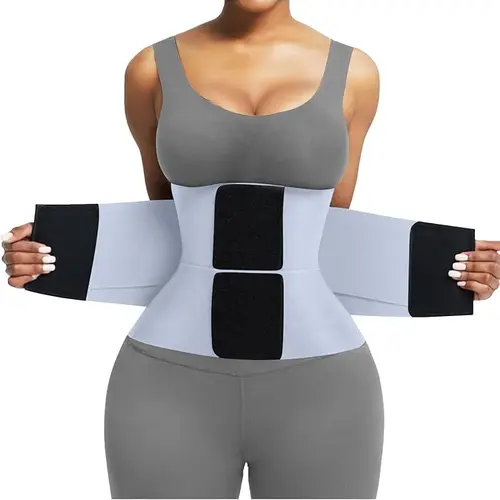 FeelinGirl Belt Waist Cincher Ab Belt with Triple Wrap Women Comfortable Fabrics Nylon Adjustable Multicolor Womenswear Lady  Comfort Fabrics Womenswear Fits Sexy Waist Trainer