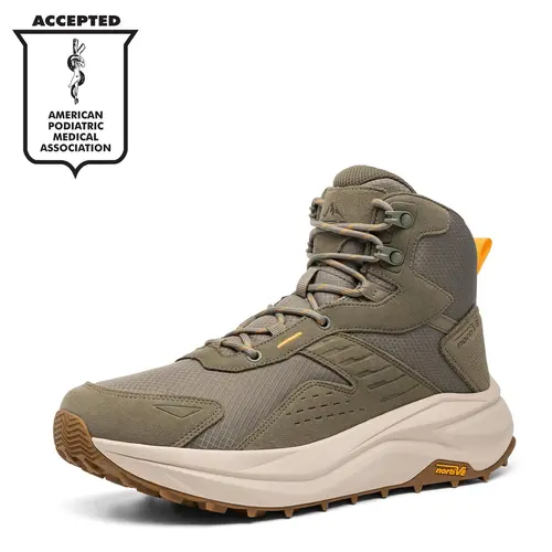 【SohoChic】NORTIV 8 Men's Wide Toe Box Waterproof Hiking Shoes Boots, Wear-Resist Upper, Lightweight, Rubber Sole, EVA Foam Midsole, 5-mm Heel-To-Toe Drop, Durable Craftsmanship, Camping Use