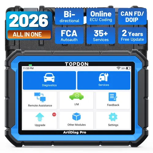 #Toolupgrade | TOPDON ArtiDiag Pro Bidirectional All System Diagnosis ECU Coding 35+ Services 2 Years Free Update Upgrade Obdii Scanner Diagnostic Tool Automotive