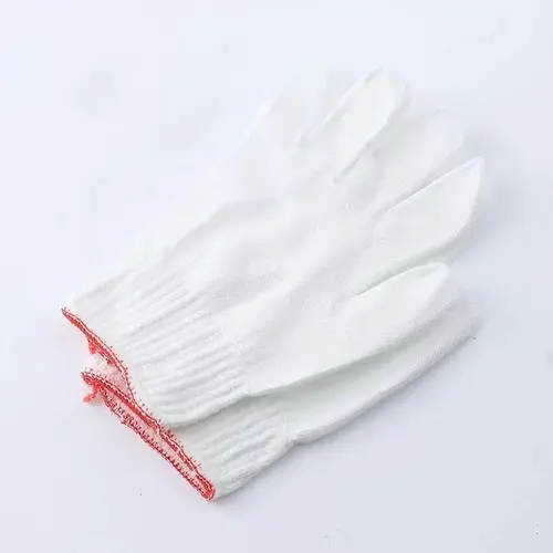 Thickened Wear-resistant Cotton Nylon Labor Protection Gloves, Non-slip And Dirt-resistant Work Gloves