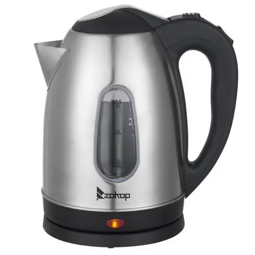 1.5L BPA-Free Stainless Steel Electric Kettle - US Standard Kitchen Countertop Appliance with LED Color Changing Boil Status, 360° Easy Docking, Auto Shut Off, Boil Dry Safe Protection, Portable for Coffee, Tea,sohochic