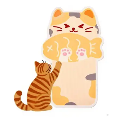 【Buy 1 Get Free Toy Mouse!】Wall Mounted Cat Scratching Board Thickened Durable Wear Resistant Protects Furniture from Cat Scratching Suitable for walls Sofas Cabinets Doors Glass Personalized Cat Tree Tower Cat toy mouse Pet supplies Scratcher Kittens tik