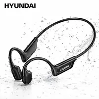 Hy-G06 Bone Conductor Neckband Wireless Earphones, Bluetooth 5.4, Waterproof, 360° Flexible Bending, Lightweight Comfortable Fit, Long Battery Life, 20kHz Enhanced Surround Sound, for Sports & Calling, Compatible with Cellphones (Android, iOS), Desktops
