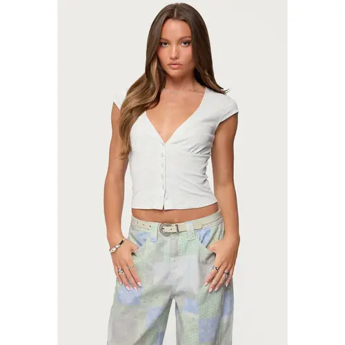 Alza Button Up Top