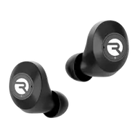 Raycon Everyday Classic Bluetooth Wireless Earbuds with Microphone - Portable Audio Headphone, Silicone Fit, Waterproof, Stereo Sound, Active Noise Canceling, 32H Playtime, Charging Support, Device Streaming Compatible (Black), Water Proof