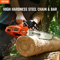 【toolupgrade】VEVOR Gas Chainsaw, 58CC 20" 3.22HP Gasoline-Powered Top Handle Chain Saw with Shock Absorber & Steel Components, Handheld Cordless Petrol Tool for Tree Cutting, Garden Maintenance, Durable Fuel Tank