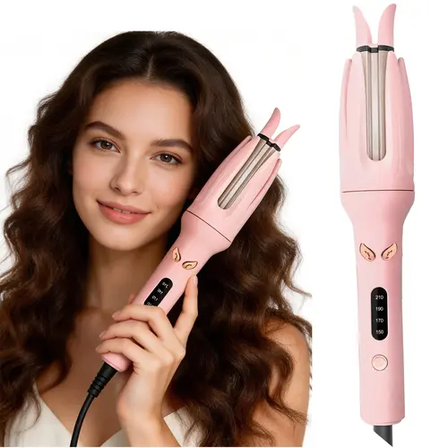 Automatic Hair Curler stick Iron,Lazy curling  tool for long hair,Electric Curling wand,Beauty products Auto-Rotating Ceramic,Travel-Friendly