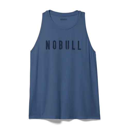 NOBULL Women's  High-Neck Tank in Coastal Blue