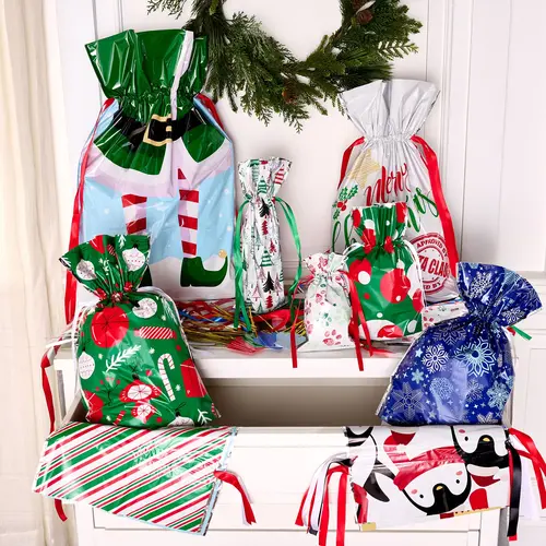 Kringle Express 50-piece Gift Bag & Tags Set