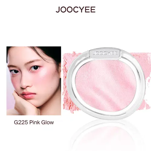 JOOCYEE Aura Blush, Aura Shimmer Blush Powder, Highlighter, Glazed, Long-Lasting, Sparkle, Fine Glitter, Multi-Use Blush Highlighter Eyeshadow, Beginner Friendly, Party, Summervibes, Smoothing, Sohochic