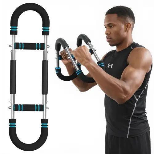 RELIFE U-Shaped Twister Arm Exerciser - Adjustable Resistance Arm Workout Machine, Portable Alloy Steel Strength Conditioning Equipment for Home Gym, Targets Multiple Muscles & Full Body Strength Training, Exercise Equipment