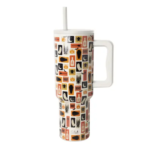 Simple Modern Harvest Collection 40oz Trek Tumbler with Handle and Straw Lid - Vacuum Insulated Stainless Steel, Reusable, Cupholder Friendly