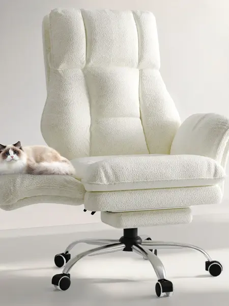 【SummerFinds】HOMRELEXA Big and Tall Executive Ergonomic Office Chair - Foldable Velvet Office Furniture with Flip Armrests, Footrest, Premium Tech Fabric Wide Seat, Reclining for Supportive Sitting, Room Decor for WFH Setup, Chair For Desk