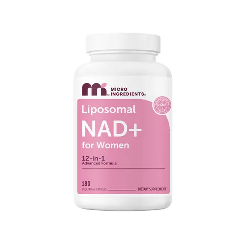 Micro Ingredients Liposomal NAD+ for Women Complex, 180 Veggie Capsules