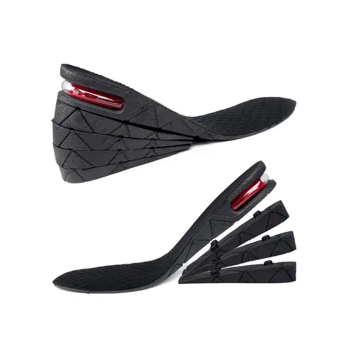 Invisible Height Lift Insoles for Shoes - 1 Pair PU Synthetic Breathable Comfortable Sports Insoles with Removable Multi-Size Universal Heel Liners,sohochic