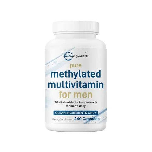 Micro Ingredients Pure Methylated Multivitamin for Men, 240 Capsules