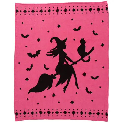Berkshire Halloween Icon Jacquard Plush 60x70 Throw