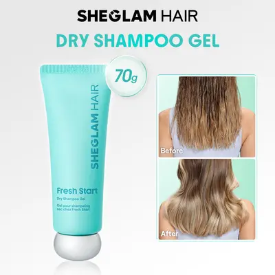 SHEGLAM HAIR Fresh Start Dry Shampoo Gel | Haircare Cleansing Cleanser | Savior For Oily Hair | Travel To Save Flat Hair #shampoo and conditioner #hair care #hair oil #hair products #based leave in conditioner