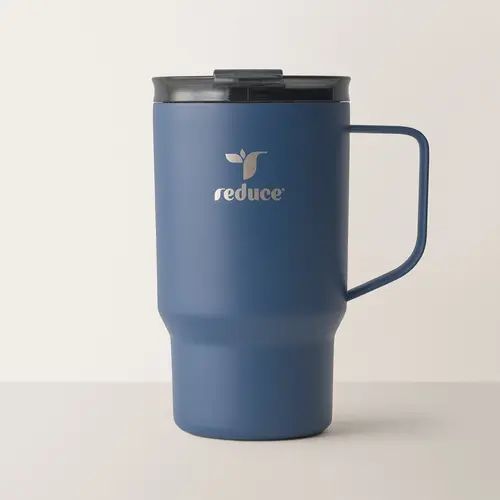 Reduce Hot1 18oz (500-1,000 ml Range) Stainless Steel Travel Tumbler - Compact Vacuum Double-Wall Insulation Beverage Flask, Leak-Resistant Lid, Portable Travel Mug for Commute/Work, Keeps Coffee/Tea Hot