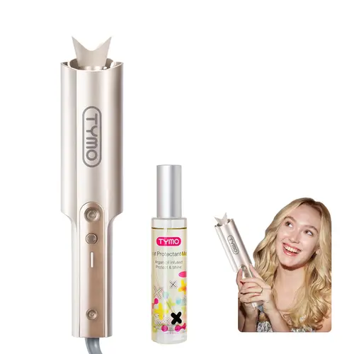 【Back to School】TYMO CURLPRO PLUS & Heat Protectant Spray, automatic curler, ceramic dorm essentials toolupgrade summerwins summervibes fashion sohochic rushready backtoschool
